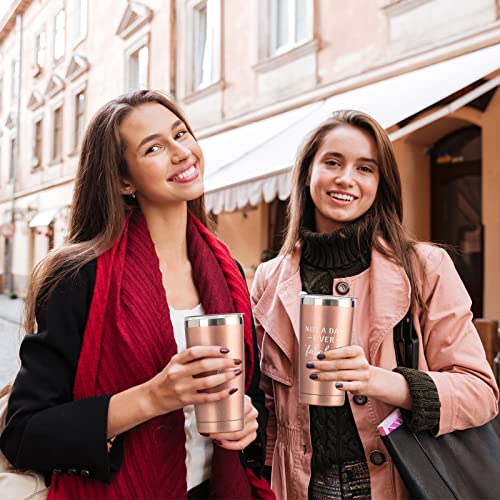 NASIDE Not A Day Over Fabulous,20 Oz Stainless Steel Insulated Tumbler mugs with Lid Straw 21st 30th 40th 50th 60th 65th 70th birthday gifts for women Grandma Woman Mom Best Friend ideas Rose Gold - Image 5