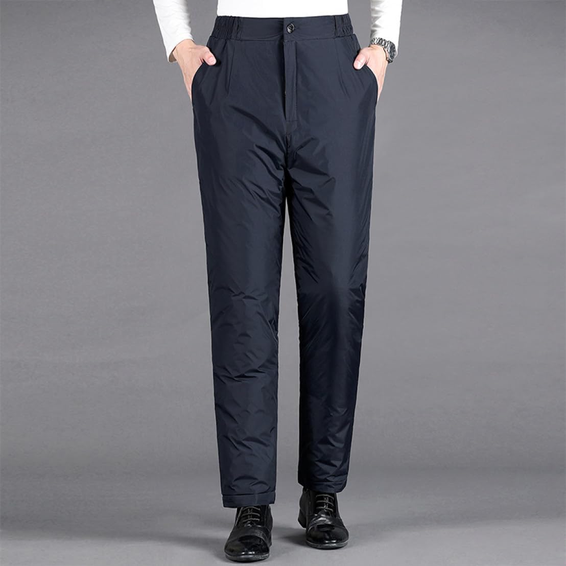 [HWQFM] ダウン パンツ 防寒 暖パン 暖かい ロングパンツ メンズ アウトドア バイク 登山 ゴルフ 釣り 大きいサイズ ス