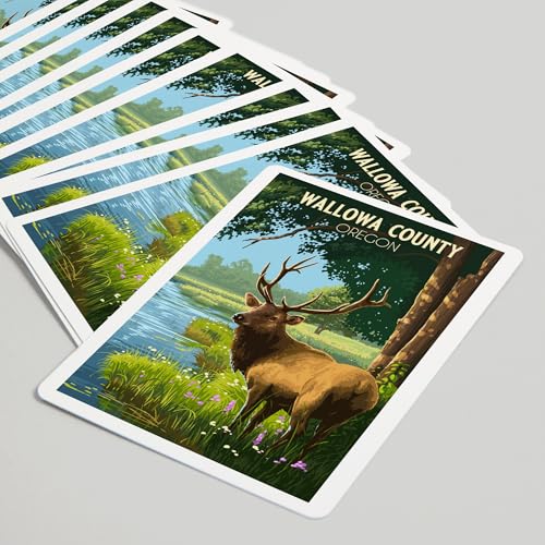 Baraja de Cartas Póker 52 para Adultos Wallowa County Oregon miniatura 5