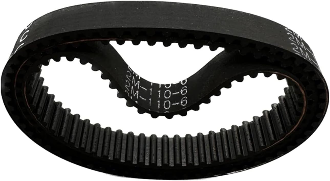 2GT Belt Width 6/10mm GT2 Timing Belt Closed Loop Rubber Perimeter 52mm~166mm 2M Timing Synchronous Belt 3D Printer Belt Parts(2GT-116mm,Width 6mm)