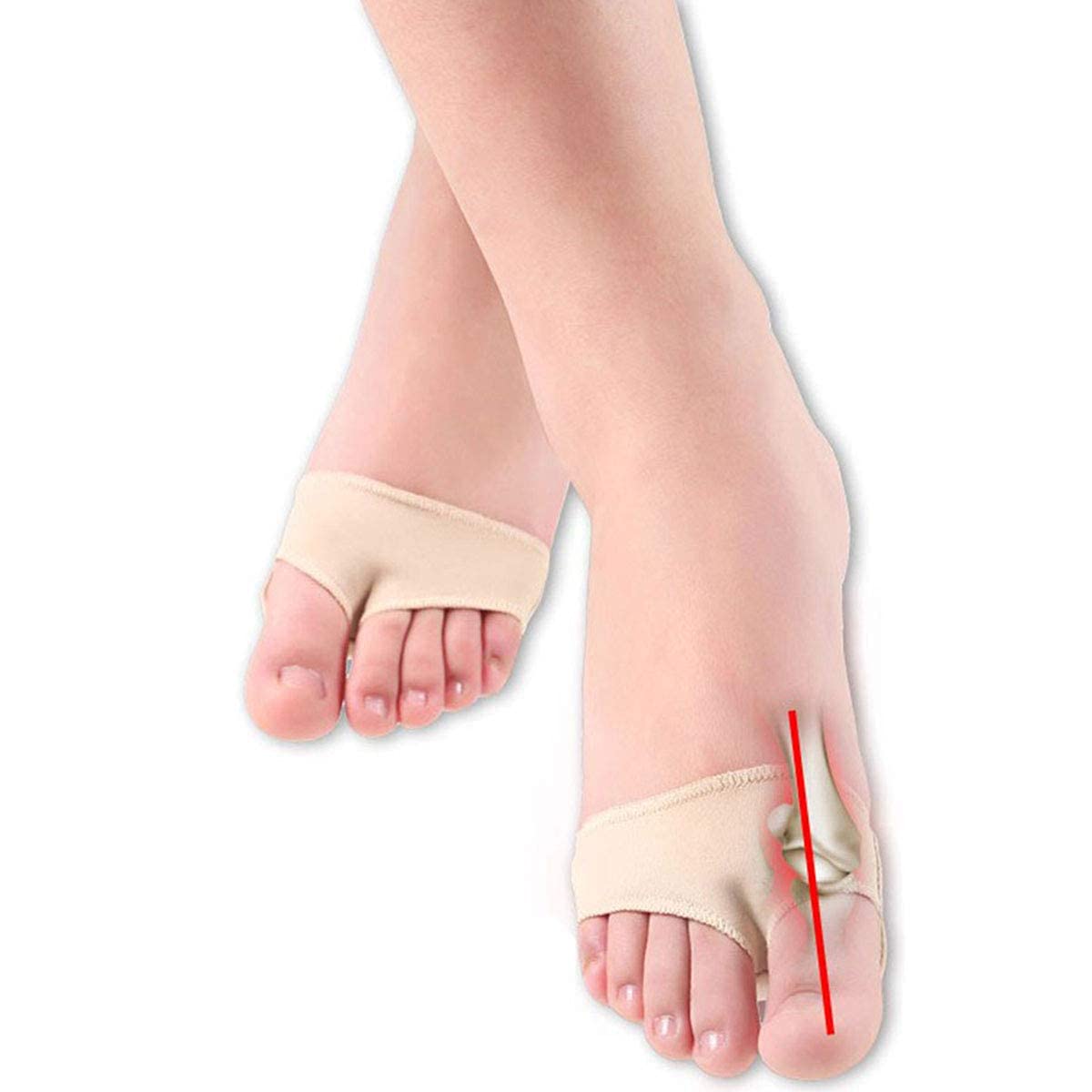10PCS di yshaped strap Metatarsal Pads by Pedimend – Palla di piede dell' avampiede cuscini – antislipping & Stretchable metatarso – pelle dura neuroma di Morton – previene i