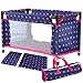 Kinderplay Lit Poupee Touristique, Lit de Poupée Transportable - Accessoires de Poupée Jusqu'à 46 cm de Long, Produit d'origine, Comprend Un Sac de Transport, KP0400T