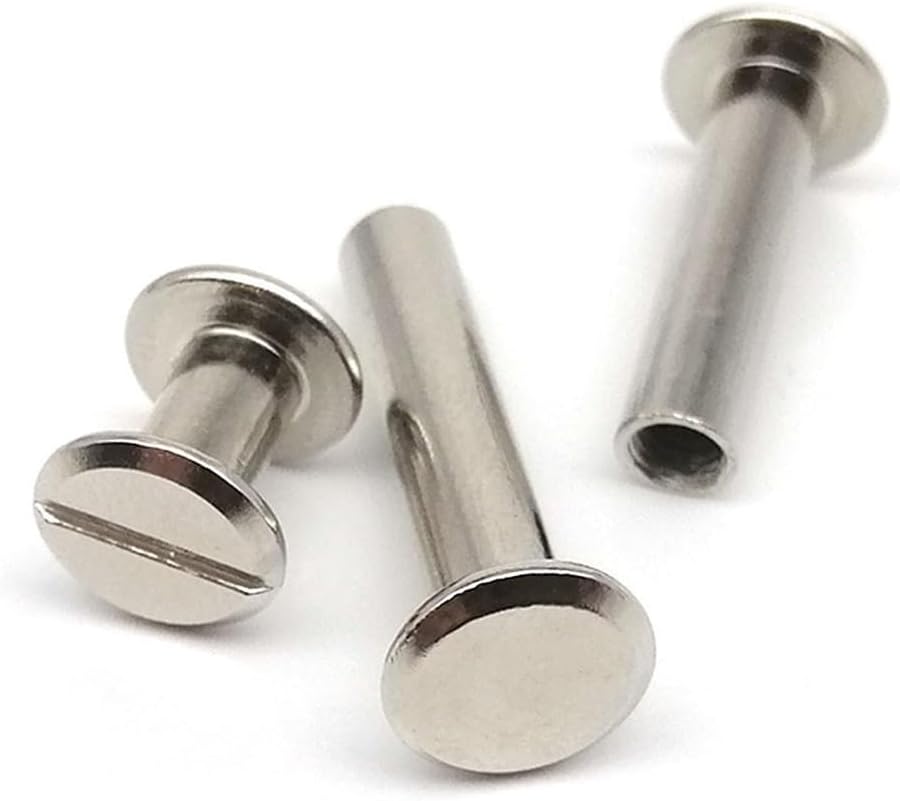 Bookbinding Screws, Binding Screw Posts Multicolor 5X mm Pack of 10/20/30pcs(Silver,20pcs 5x20mm)