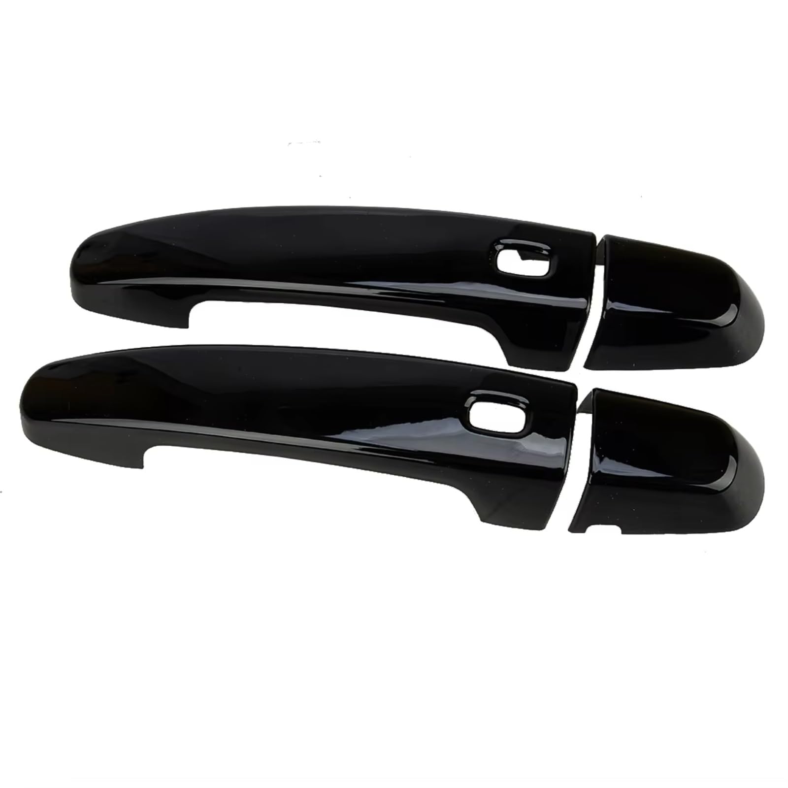 Dspolimv One Color Outer Door Handle Cap Compatible With Chevrolet For Camaro 2016-2022 Car Front Left Right For Smart Side Door Handle Cover Trim Glossy Black
