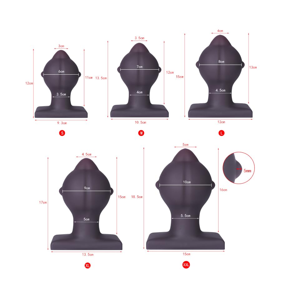 Plug anale Plug anale in silicone Big Butt Plug Gode Dildo Anal espansore Buttplug Massaggiatore prostatico Masturbatore Sex Shop Giocattoli del sesso Gay Giocattoli per adulti