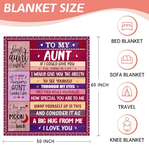Aunt-Blanket-Gift-for-Aunt-for-Mothers-Day-from-Niece-Aunt-Gifts-from-Nephew-to-My-Aunt-Blanket-for-Sofa-Bed-Unique-Birthday-Gift-Thank-You-for-Aunt-50×60 Aunt Blanket Gift for Aunt for Mothers Day from Niece Aunt Gifts from Nephew to My Aunt Blanket for Sofa Bed Unique Birthday Gift Thank You for Aunt 50×60