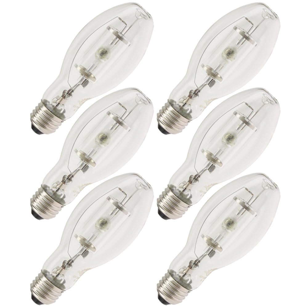 Industrial Performance MP70/U/MED, 70 Watt, Clear Metal Halide HID Light Bulb (6 Pack)