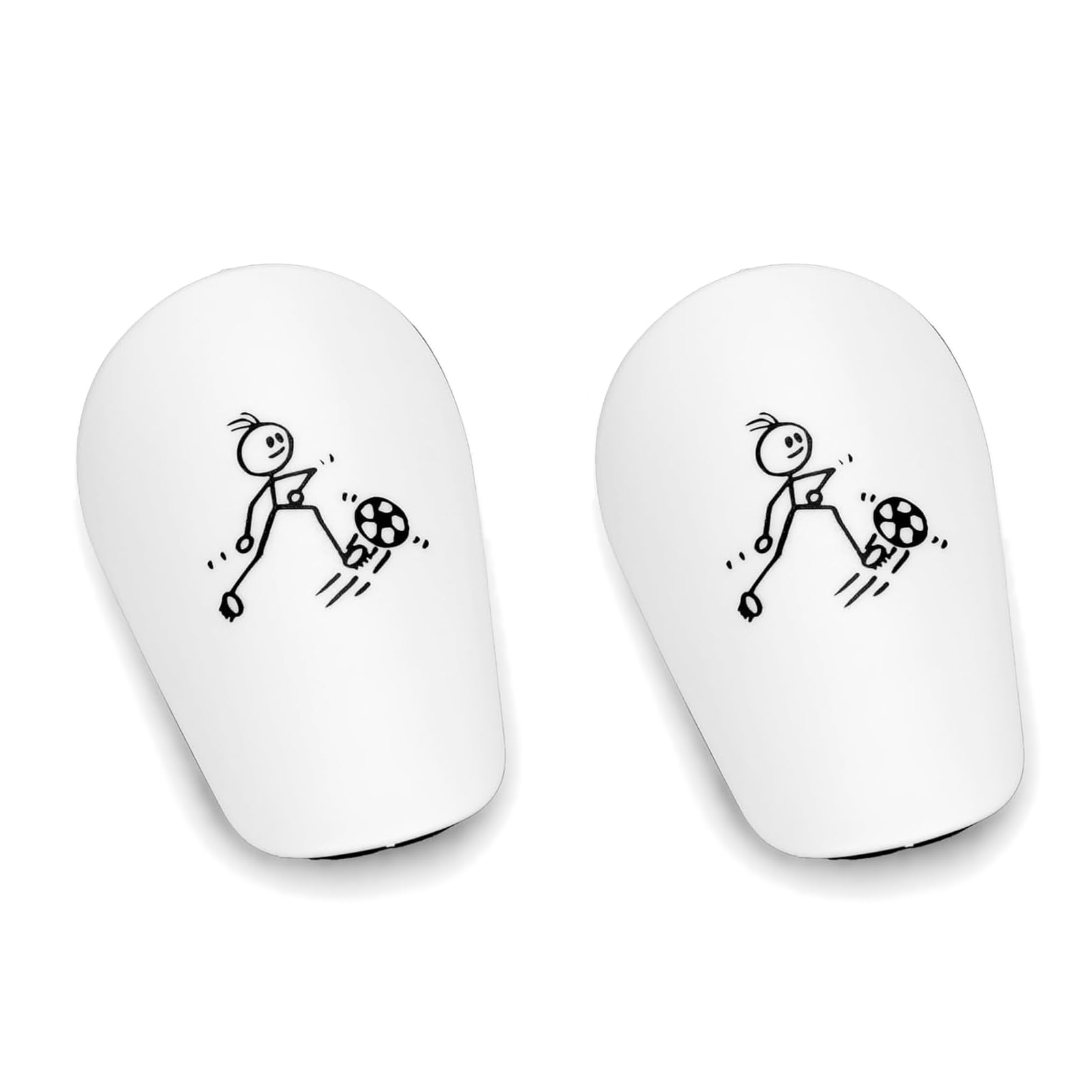 2pcs Mini Football Shin Pads, Parastinchi Calcio Professionali, Equipaggiamento Protettivo per Uomo, Donna, Bambini, Ragazzi, Ragazze, Ideale per Calcio e Altri Sport