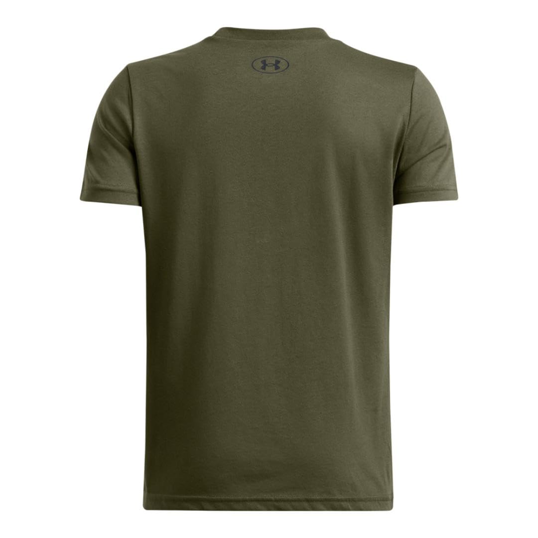 Under Armour UA B Logo Wordmark SS T-Shirt Bambini e Ragazzi (Pacco da 1)