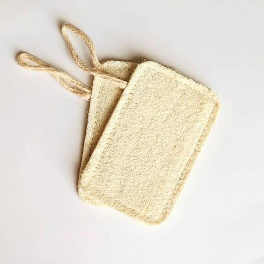 ONEarth Organic Natural Loofah Body Scrubber [Pack of 2- Rectangular Shape]-image-38