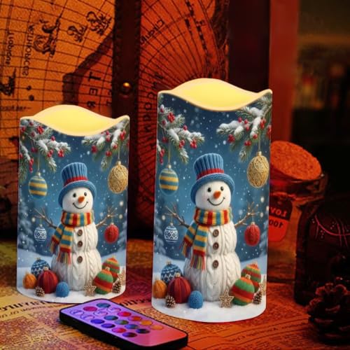 Image of Vintage Christmas Color Changing Electric Candles, 4 Pack