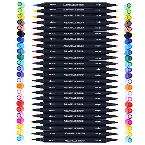 Magicdo®24Cols Penne Pennarelli,penna a doppia