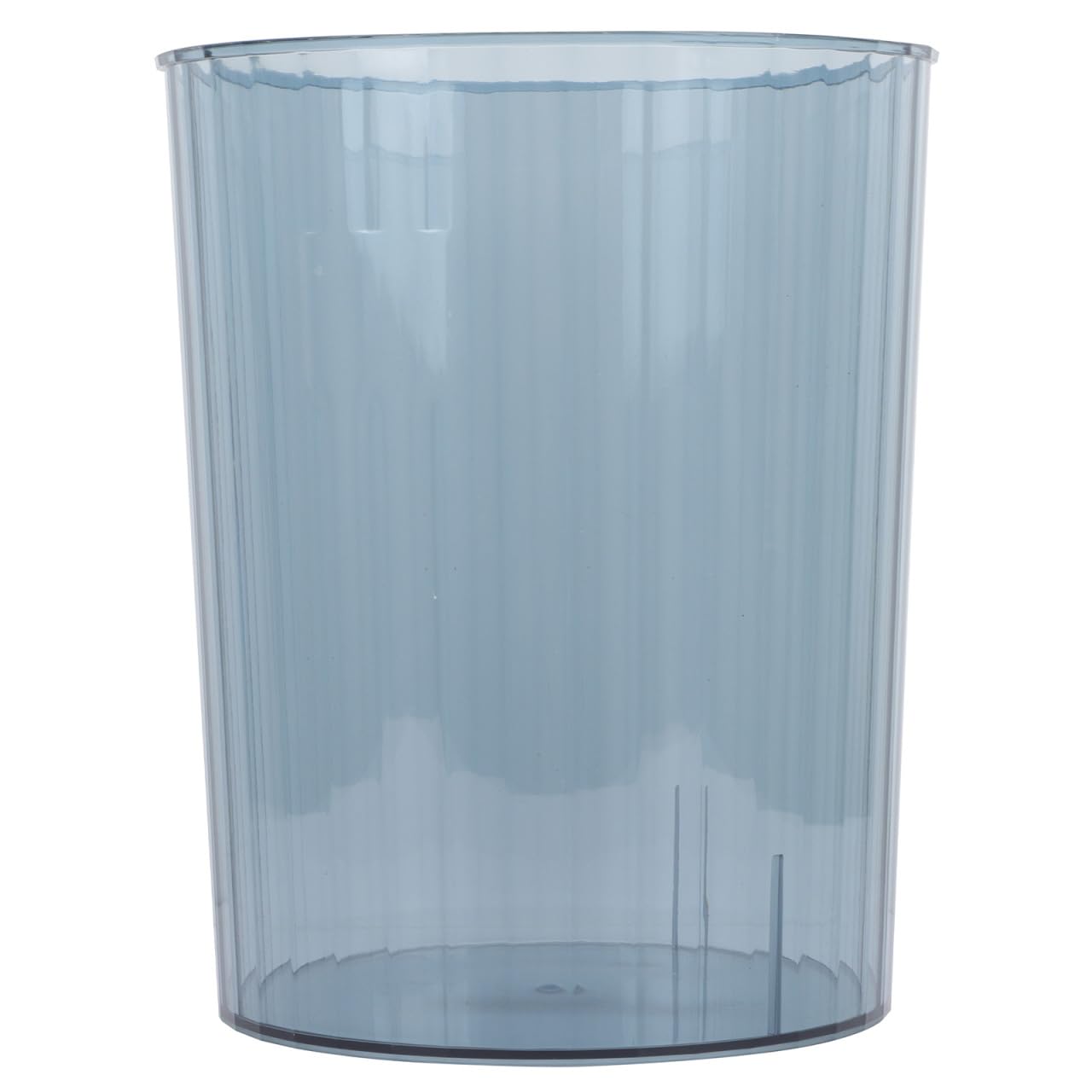 GLEAVI Blue Medium Waste Container Trash Can Garbage Can Flower Bucket Simple Paper Wastebasket for Home Office Bathroom Storage and Organization