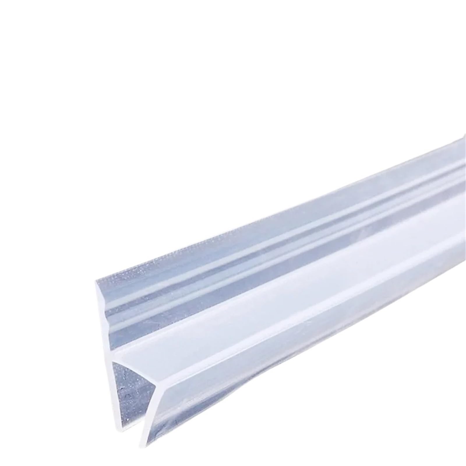 Tira de sellado silicona for puerta ducha 3,0 m, balcón, ventana, baño, mampara, tira for recinto para Puertas de Cristal(10mm)