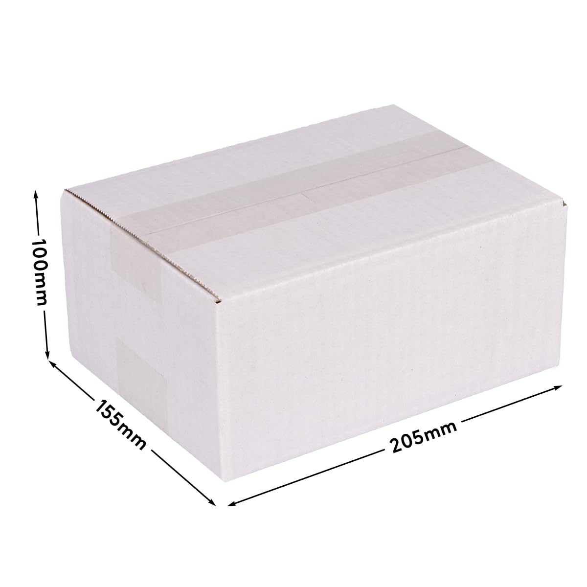 verpacking cajas de cartón 200 x 150 x 90 mm KK 10 blancas [tamaño y cantidad a elegir] canal simple cajas pequeñas 25 unidades