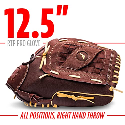 Franklin Sports Baseball Gloves - RTP Pro Baseball Fielding Glove - Infield, Outfield Gloves - Image 4