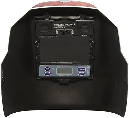 Miniatura 9 de Jackson Safety Casco de soldadura de oscurecimiento automático de alta calidad rango de sombra 45-13 claridad óptica 111 125000 segundos Tiempo de