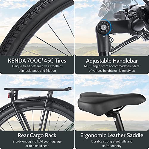 Fafrees FM9 Elektrische fiets, Elektrische Stadsfiets Voor Volwassen, 250W Bafang Midden-drive motor, 15AH / 540WH… - Afbeelding 8