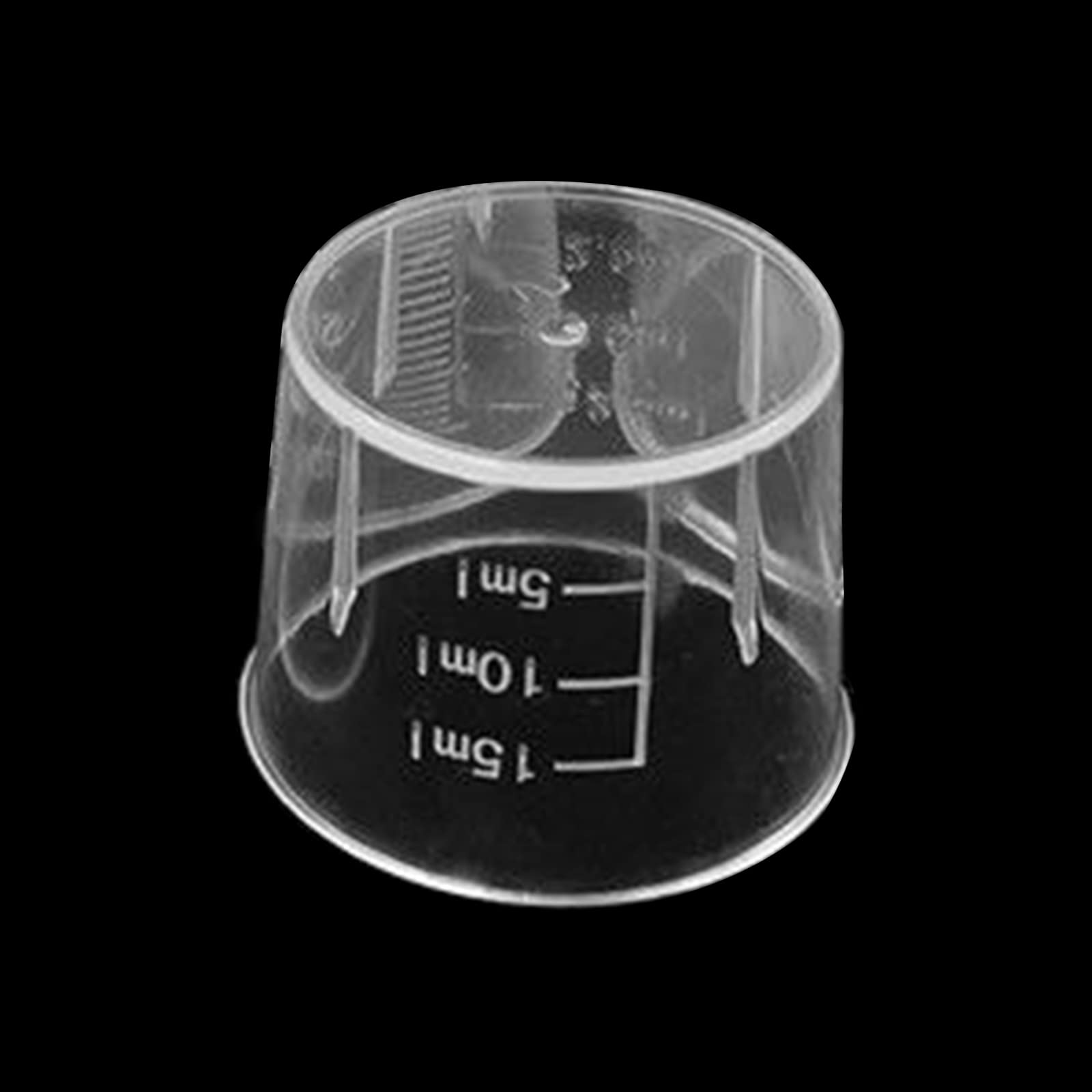 Practical Transparent Measuring Cups Tool 15ml Beaker for Epoxy Resin Mixing Molds Jewelry Making Waxing Easy