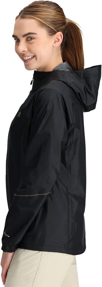 Outdoor Research Women's Helium Rain Jacket, Black, XX-Small