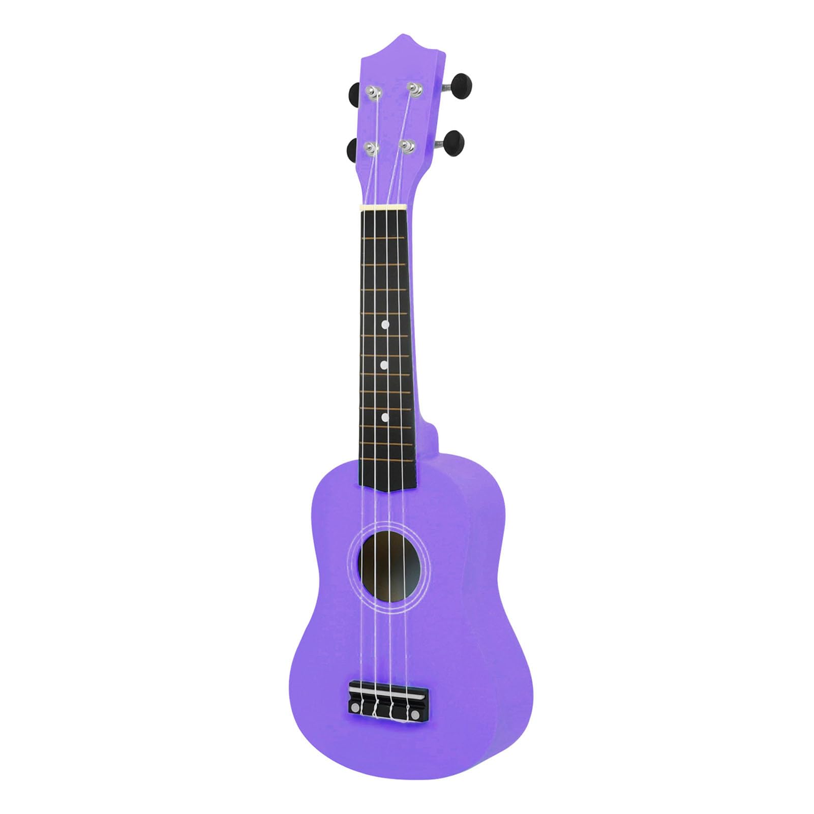 Jeffergarden Ukulele da 21 Pollici con Corpo in Tiglio, Corde in Nylon e Accordatore Integrato – Kit Completo per Principianti (adulti e bambini) con Custodia, Tracolla, Plettri e Capotasto (PURPLE)
