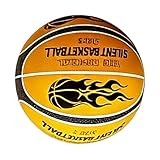 Genérico Quiet Basketball - No. 5, No. 7 Soundless Practice Ball, PU/Polyurethane High Density Silent Indoor Basketball For Boys Girls Kids Teen House Bedroom Sports