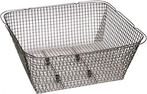 Graymills BTV-BSKT-300 Benchtop Economical Ultrasonic Parts Washer, Stainless Steel Basket for BTV-300, Silver