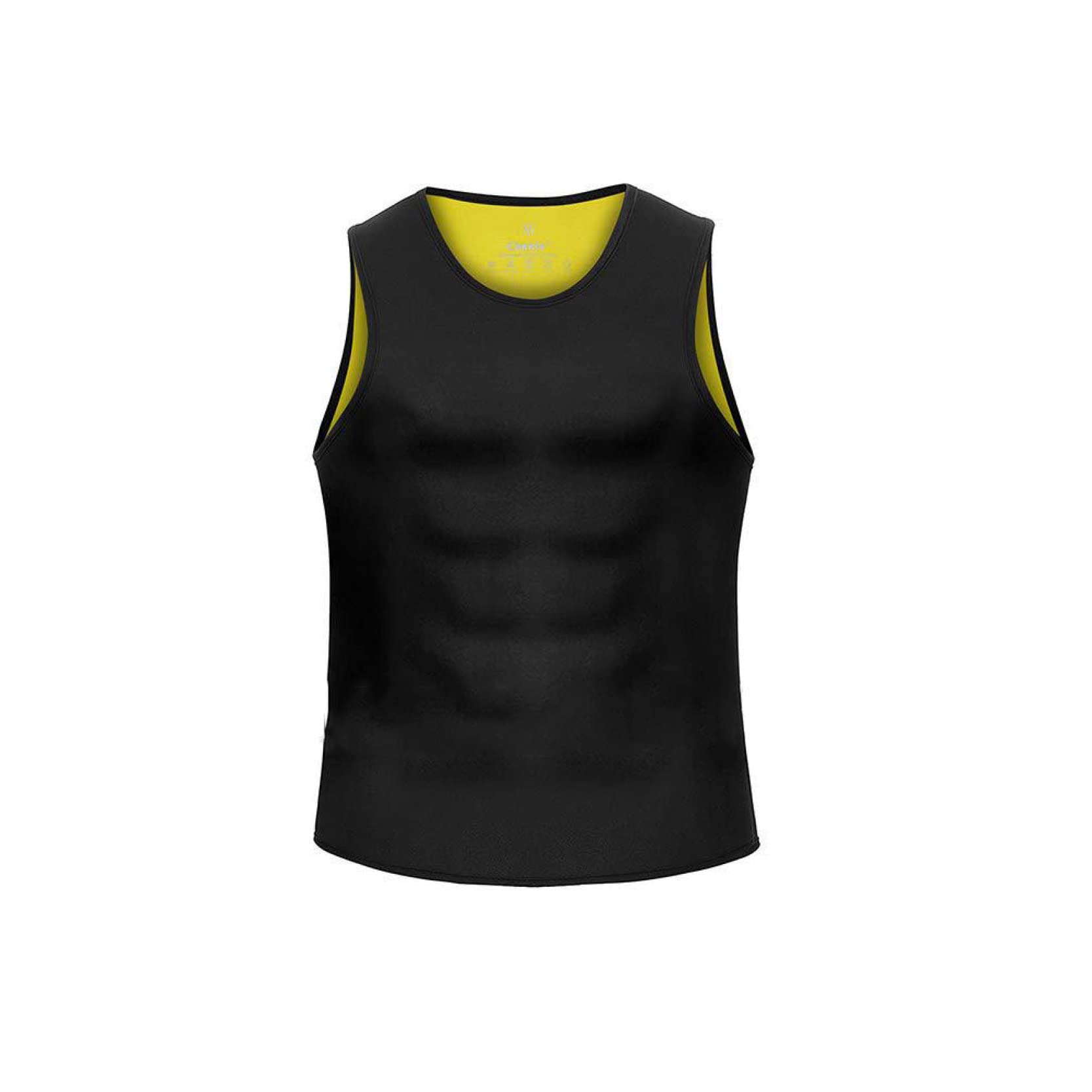 ChyJoey Waist Slimming Sauna Vest for Men's - Tummy Control Trimmer Tank Tops, Sports Compression Shirts for Weight Loss