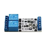 RS485 Modbus Relay 8-bit MCU and SP3485 Chip PLC Control DC5V 5.08mm Terminal 32V with Diode lag Current Protection & Opto Isolation (2 Way Relay)