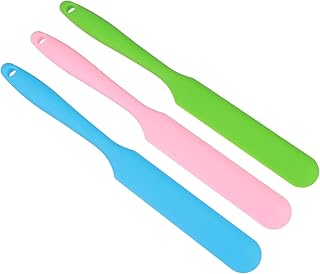 Beaupretty 3pcs Silicone Hair Removal Stick Cake Spatula Foundation Spatula Wax Sticks for Hair Removal Wax Spatula Silicone Waxing Sticks Wax Spatulas for Hair Removal Silicone Wax Spatulas