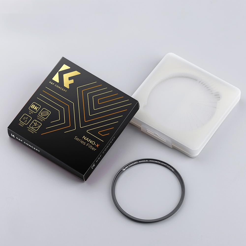 K&F CONCEPT Pusty magnetyczny pierścień filtrujący 67 mm (działa tylko na magnetycznym systemie szybkiej wymiany K&F Concept)