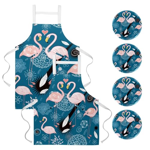 Tablier de serveuse chic pour le nettoyage de la maison et le bistrot