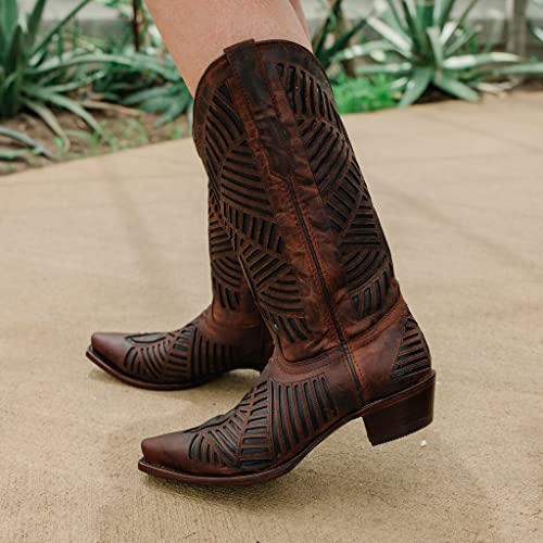 Soto Boots Womens Inlay Cowgirl Boots M500482