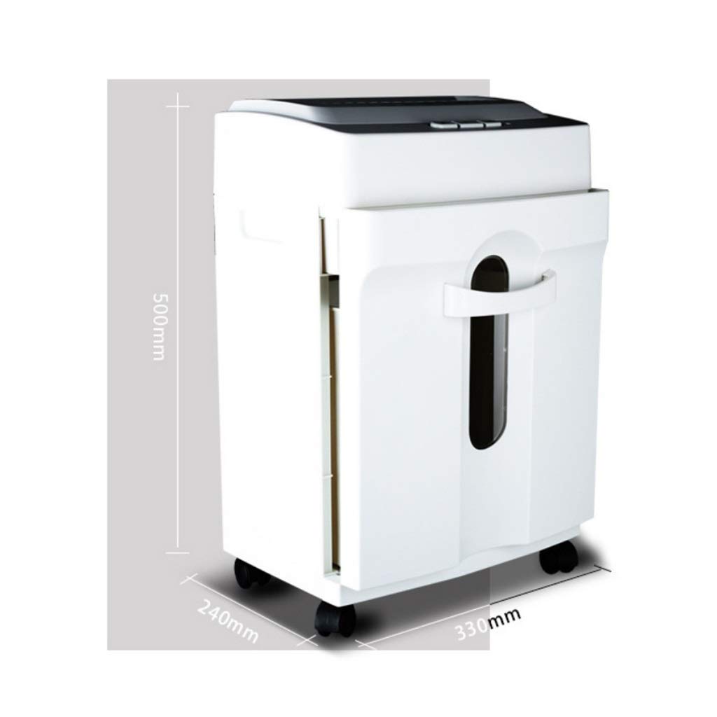 Material for Oficina trituradoras de Papel de Oficina en casa de Alta Potencia Data Shredder 500 * 240 * 330 mm con 14 l Capacidad de Papel Usado, trituradora de Papel, Correo Basura