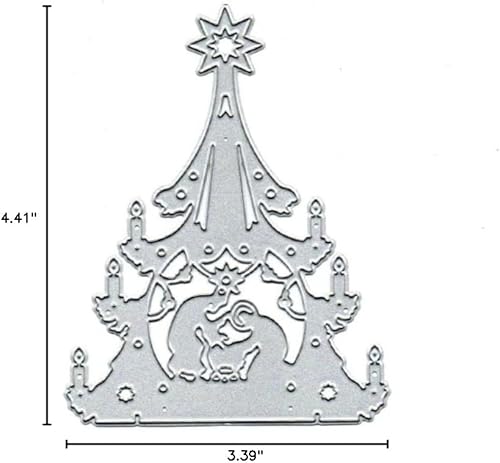 Miniatura 6 de Troqueles de metal para familias navideñas, troqueles de corte para familias navideñas, plantillas de grabado en relieve, manualidades, tarjetas,