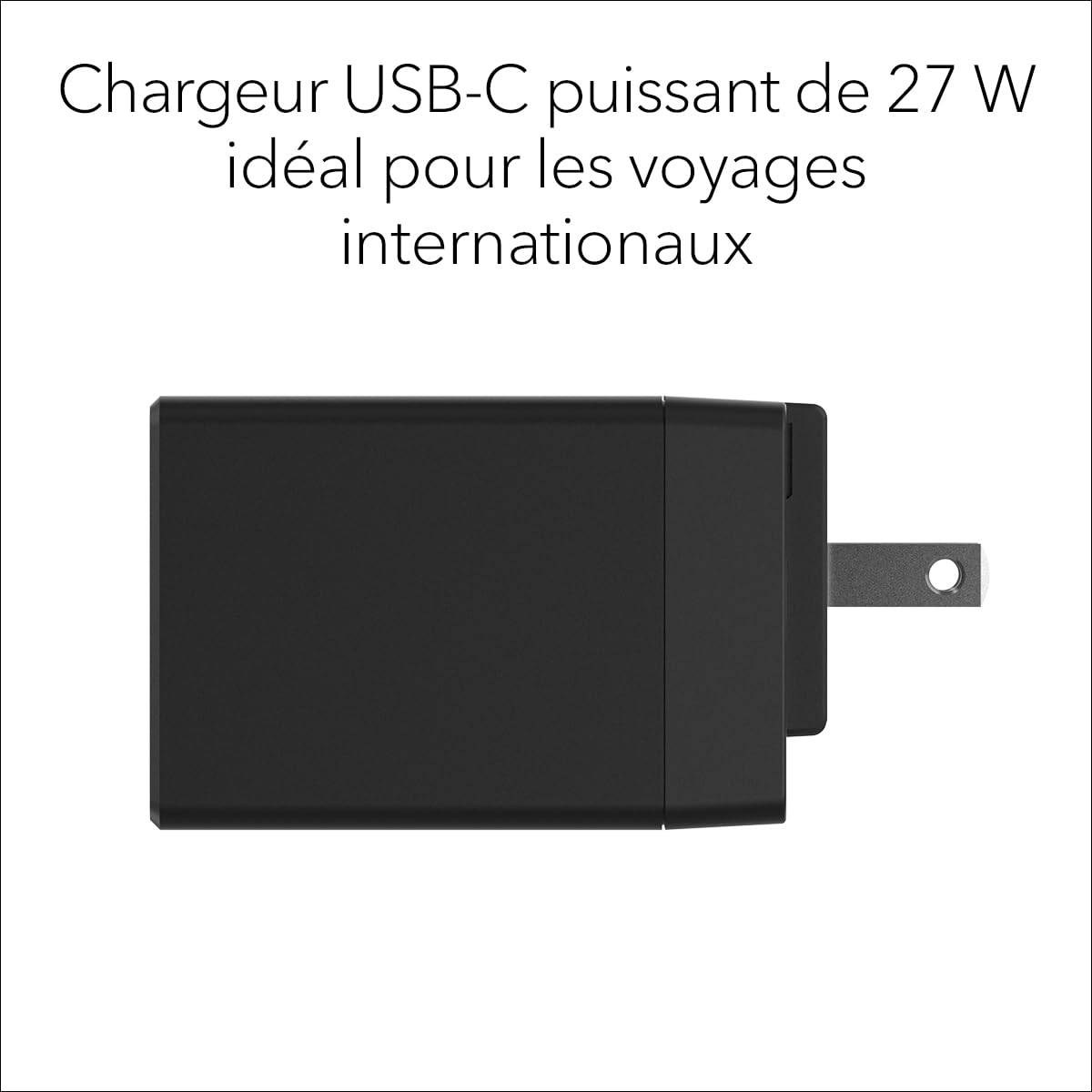 NETGEAR Nighthawk Chargeur Rapide (MHPADPT) – Charge Votre routeur Mobile Nighthawk M7 Pro, M7, M6 Pro, M6 ou M3 ou d'autres appareils USB-C, Prises internationales incluses, Design Compact