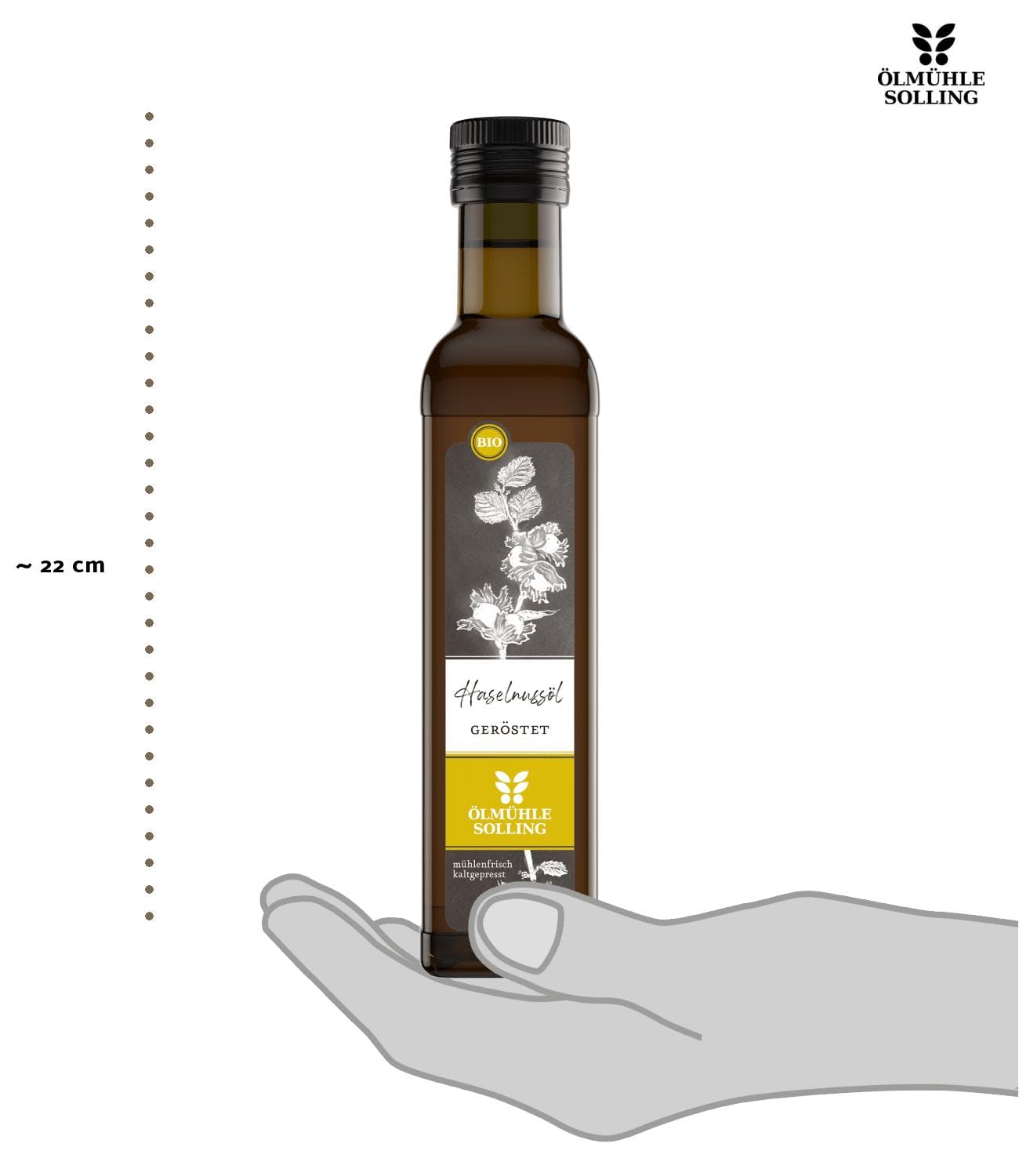 Ölmühle Solling Haselnussöl geröstet - bio - 250 ml