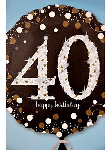 amscan 3213001 40th Birthday Foil Balloons
