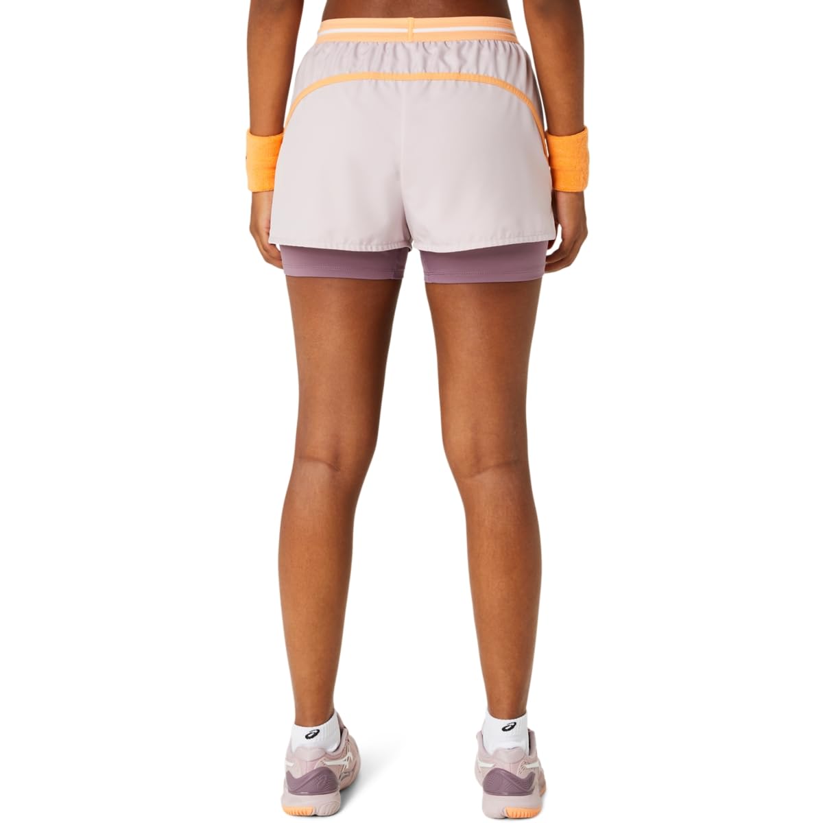 ASICS Women's Women Match Short Tennis Bottom, L, Watershed Rose
