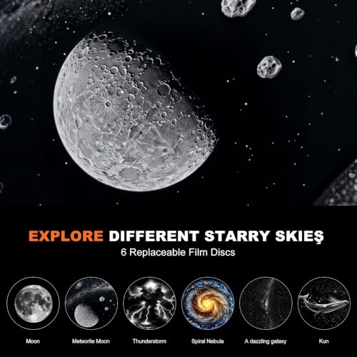 Image of 2-in-1 Galaxy Projector Night Light,USB Star Projector with Adjustable Brightness,Mini LED Wall Projection Lamp,360 Rotation Mini Galaxy Light Projector for Bedroom Ceiling Wall Room Deco
