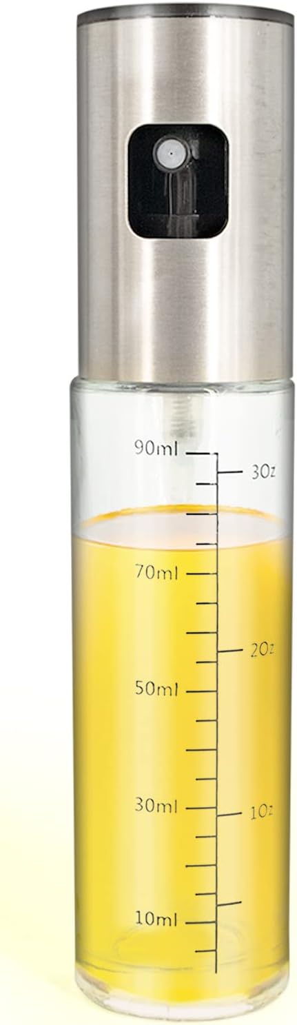 Alfresco Pulverizador Aceite, Spray Aceite Cocina de 100ml para Aceite de Oliva, Vinagre, Salsa de Soja,Dispensador de Aceite en Spray para Freidora de Aire, Hornear, Barbacoa, Cocina
