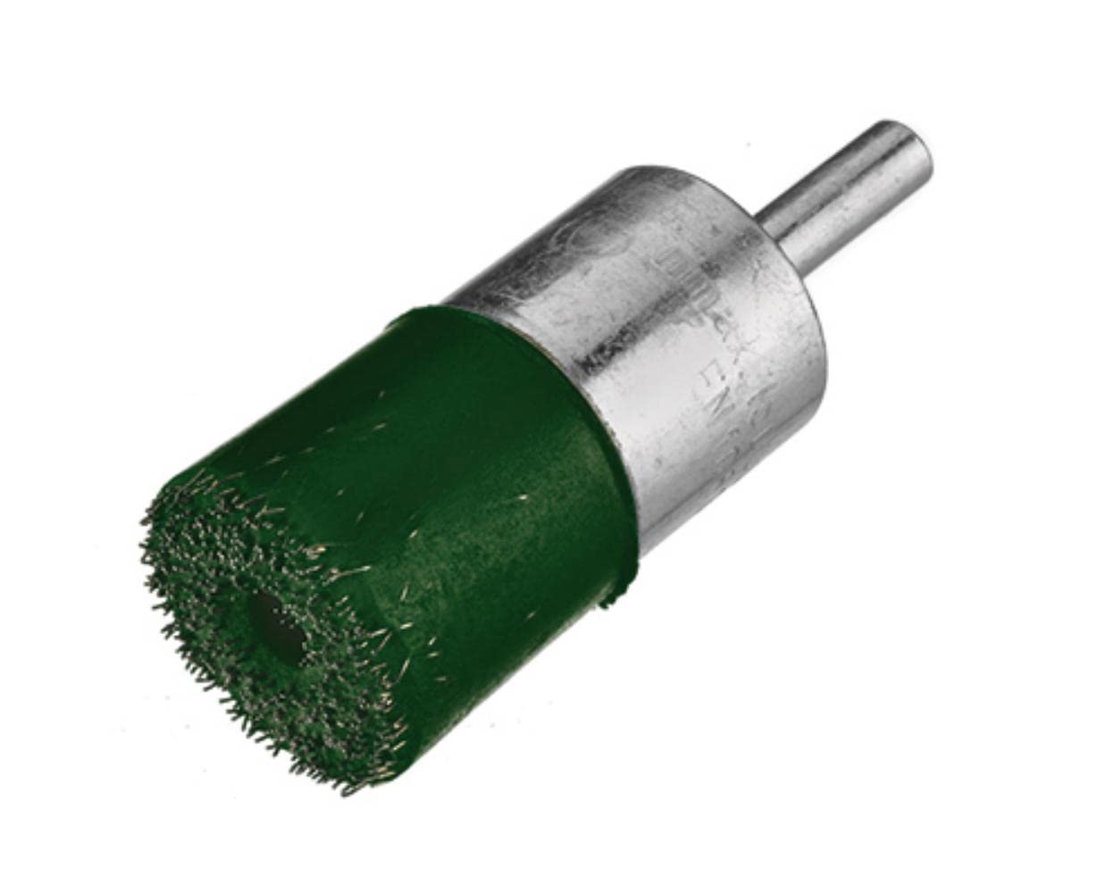 Osborn 0002930902 - Cepillo pincel acero latonado encapsulado con vástago de 6 mm y filamento de Ø 0.30 mm