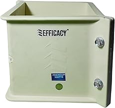 WI PVC Cube Mold Concrete Testing Equipment Size (Cream, 15x15x15 cm)