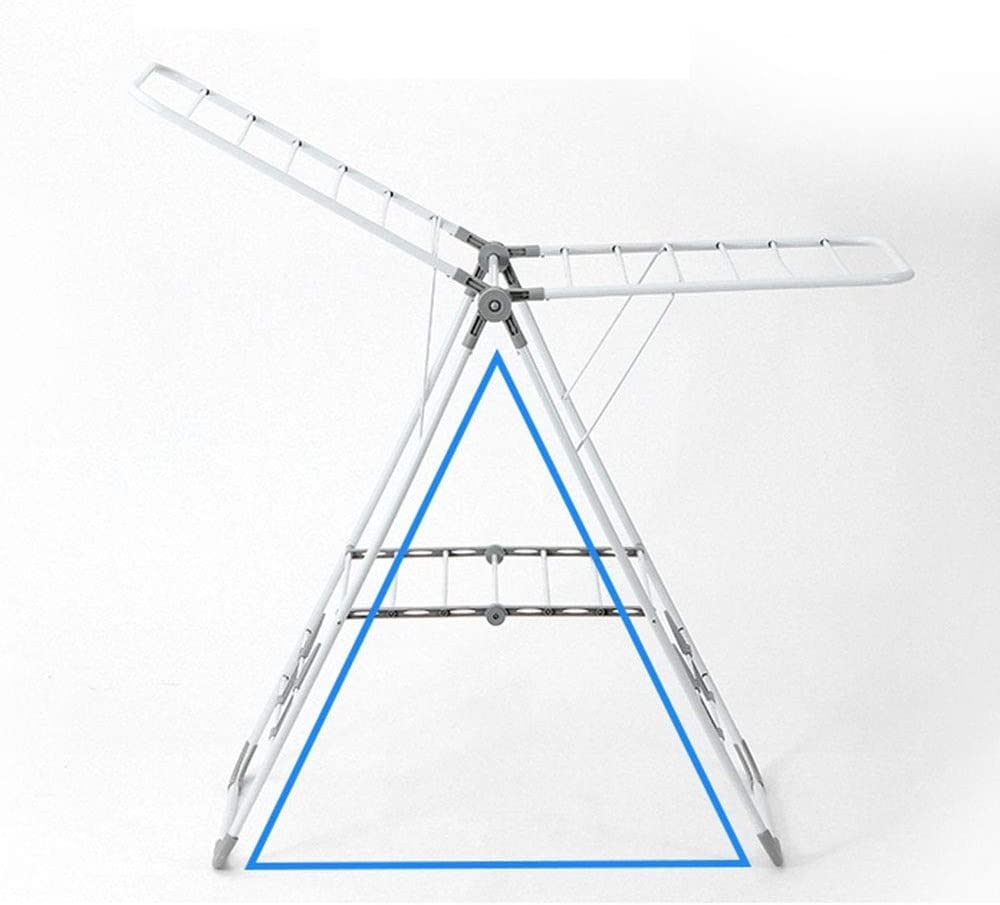 Tendedero Plegable para Secado De Ropa Tendedero para El Piso Ropa Plegable Balcón Percha Simple Y Fresca Toalla Dormitorio Edredón De Secado para El Hogar Interior Y Exterior para Un Fácil Almacena