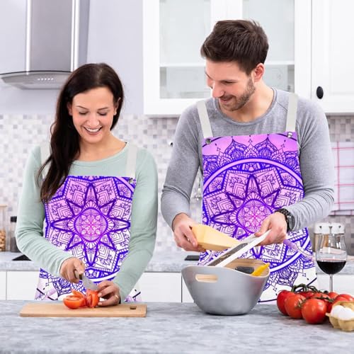 Tablier de cuisine attrape-rêves tribal multicolore One avec 4 broches - 6