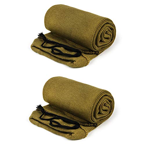 GUGULUZA Extra Ancho Funda Tipo Calcetín para Rifle o Escopeta con Visor, 120cm X 15cm Funda Tejida Tratada con Aceite de Silicona Rifle Sock