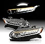 AKKON - Fits 2018 2019 2020 2021 Honda Accord [Halogen High Beam] Full LED Headlight Headlamp Replacement Pair Driver + Passenger