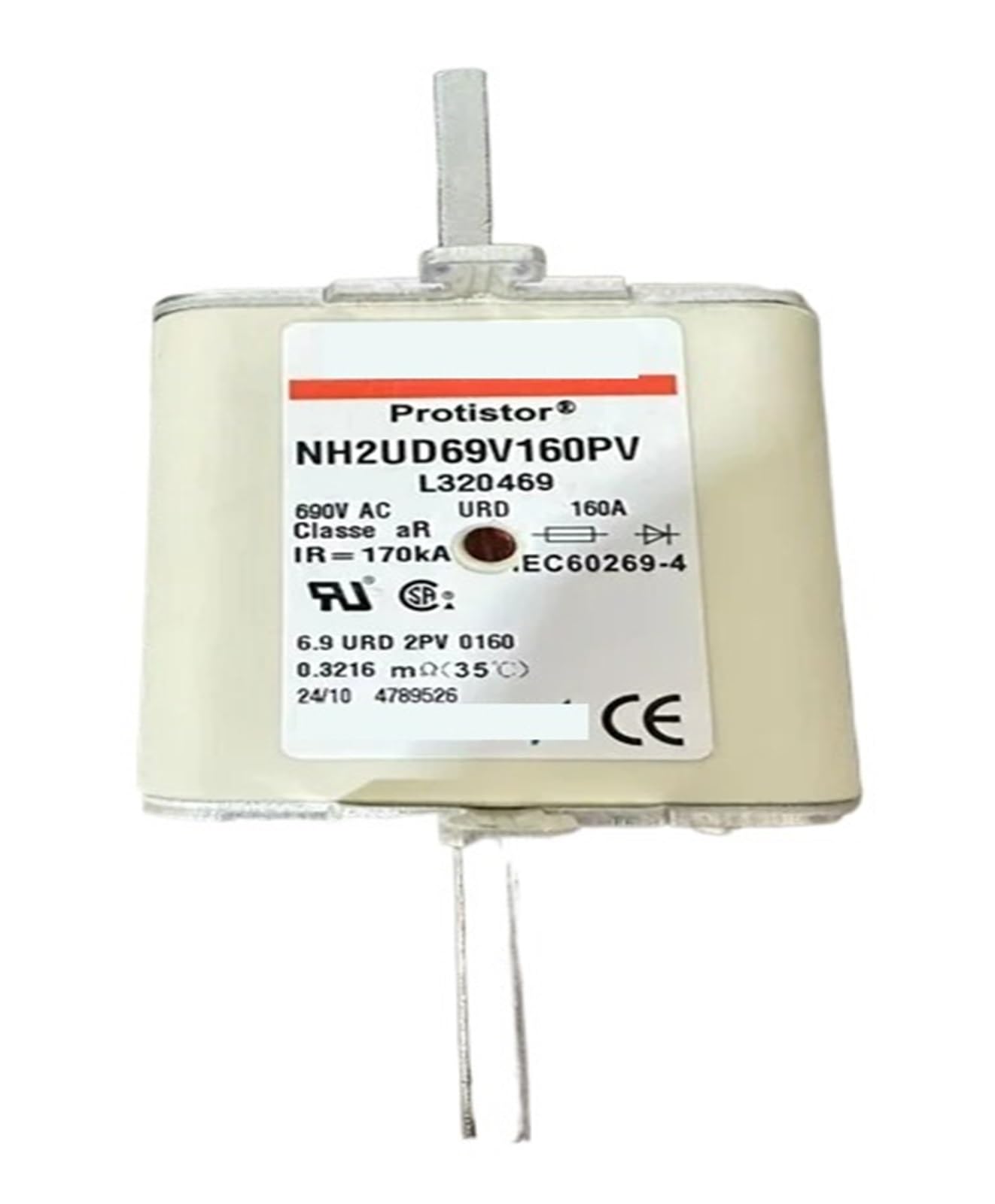 Fusibles NH2UD69V500PV haute coupure pour limiter l'impact des surcharges de courant