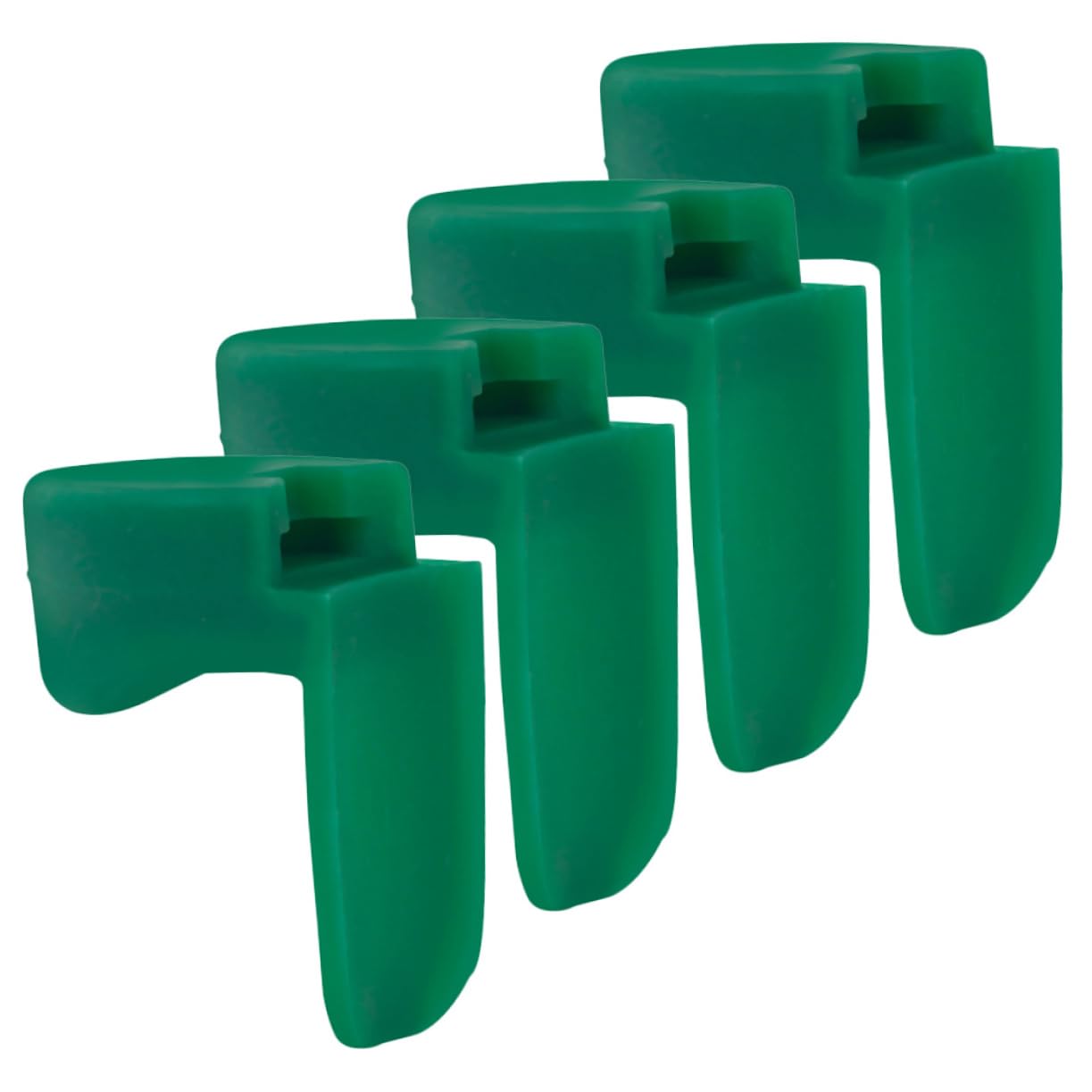 NULYLU 4pcs Clarinet Thumb Rest Pads Green Silicone Clarinet Finger Rests for Comfortable Play Easy to Install