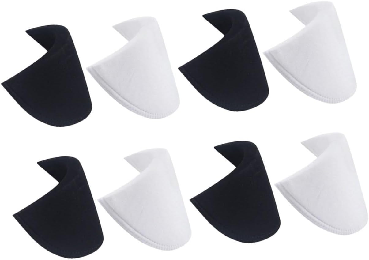 4pairs Sponge Shoulder Pads for Women for Suits and Sweaters Comfortable Day Wear Non- Design